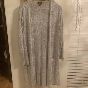 Grey Duster with pockets